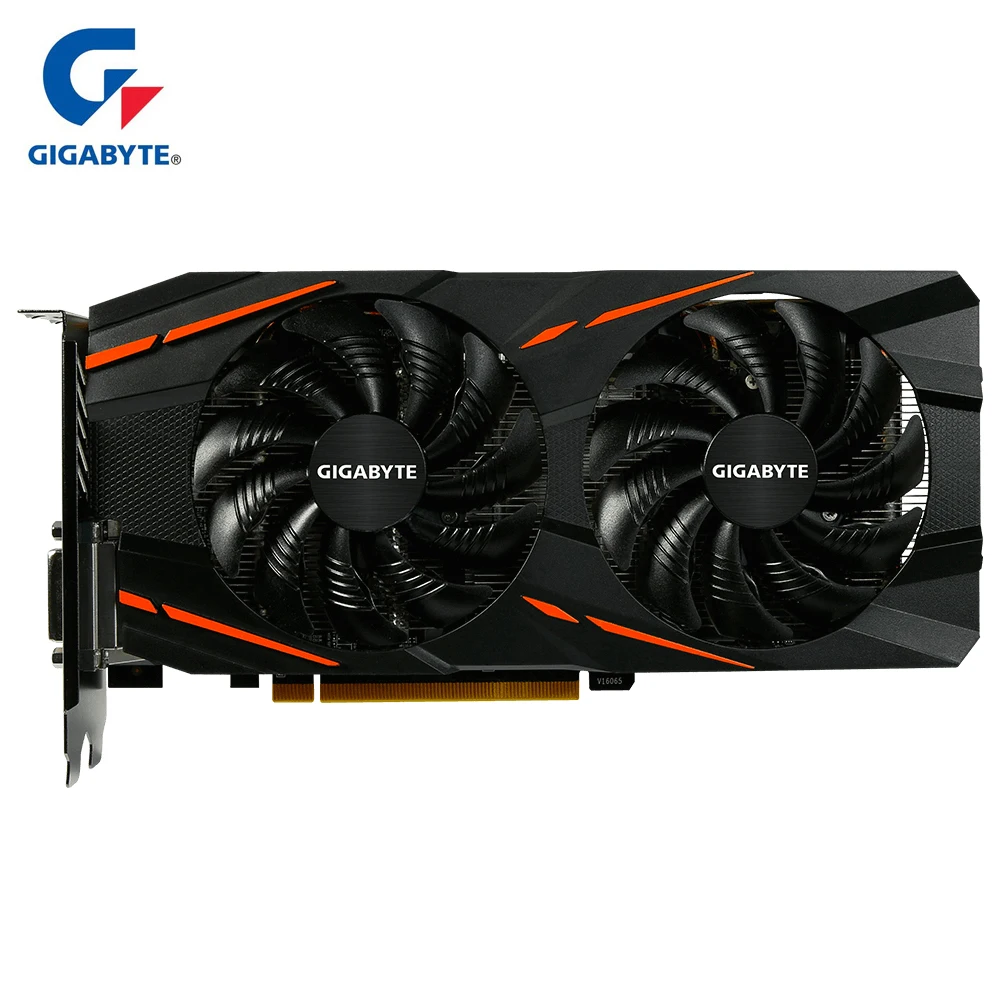 Видеокарта Gigabyte Radeon rx 580 8 ГБ 256 бит игровой пк AMD бывшая в употреблении видеокарта |