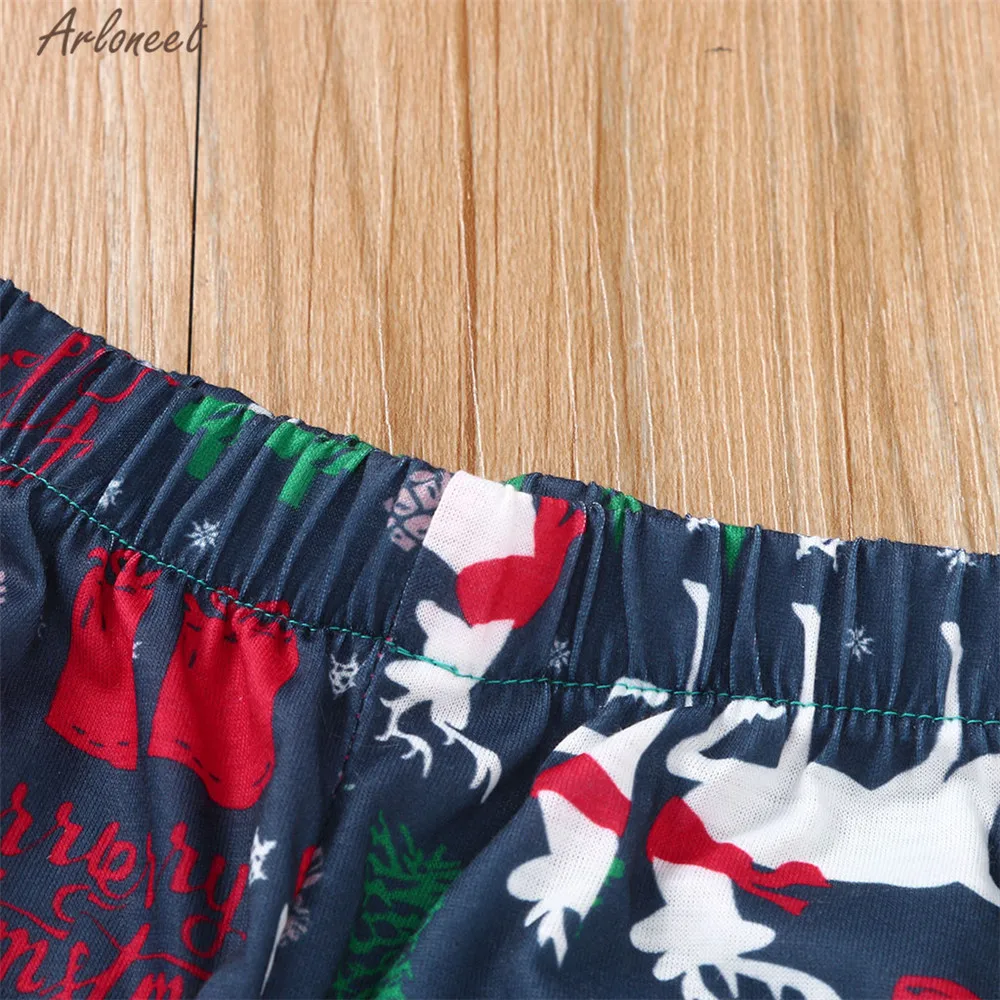 Рождественская одежда ARLONEET Детский комплект из 2 предметов Топ с длинным рукавом