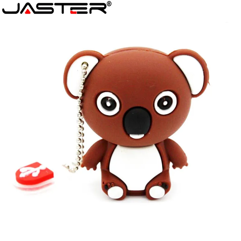 Флешка JASTER lovely animal koala 64 ГБ 16 32 usb флеш накопитель милый U диск креативная карта