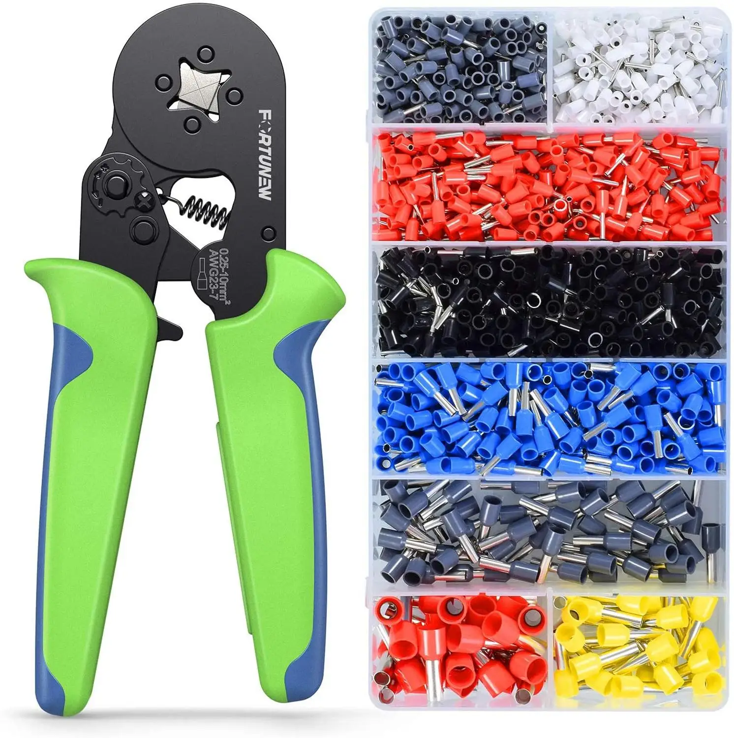 

Щипцы для обжима саморегулируемые, с храповым механизмом AWG23-7