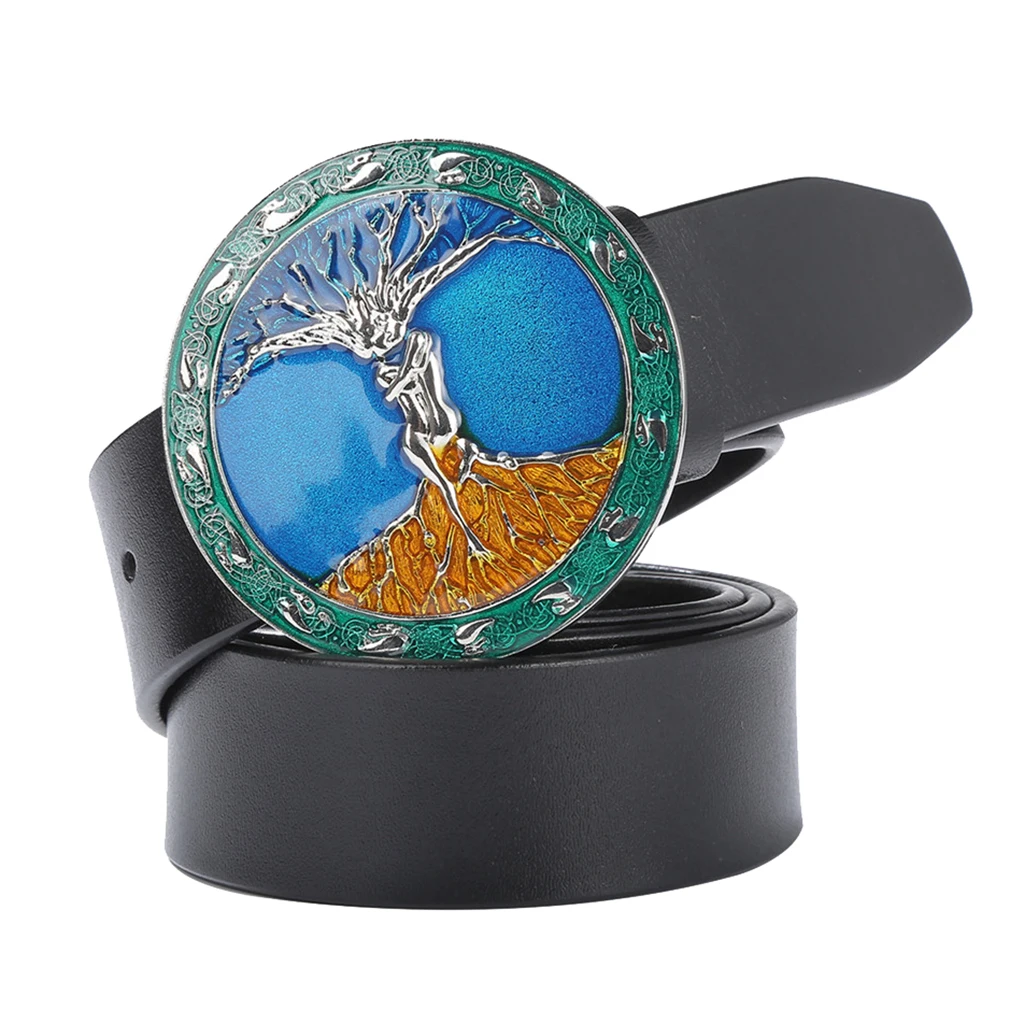 Мужской женский мужской Греческий миф искусственное дерево жизни ремень с