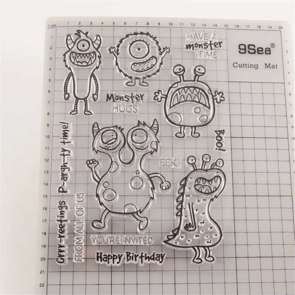 Штампы и штампы Monsters для скрапбукинга Новые поступления металлические