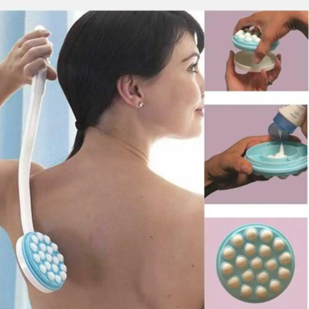 

Bathroom Accessories Long Handle Bath Brush Scrubber Skin Care Massage Shower Brush Body Brushes for Back Exfoliation Brush CD