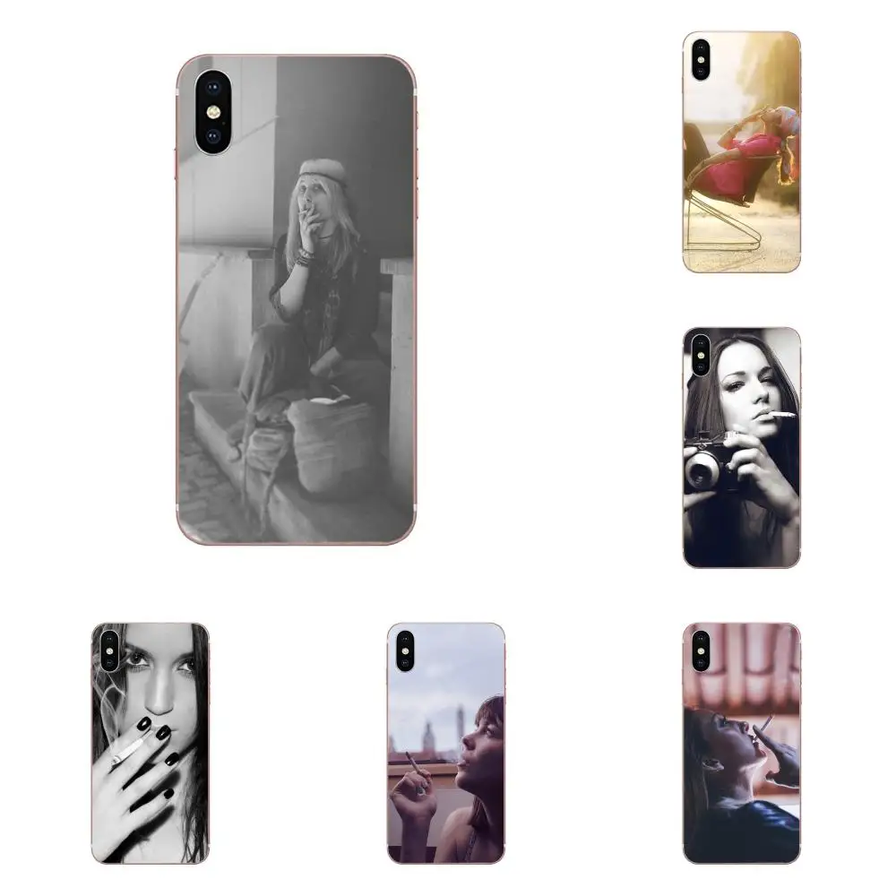 Стильная Сексуальная Женская сигарета для Xiao mi 3 4 4C 4i 5 5s 5X6 6X8 SE Pro Lite A1 Max x 2 Note