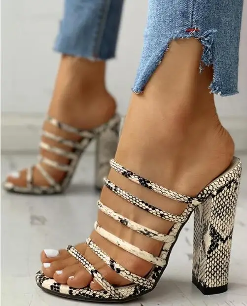 Новинка женские туфли лодочки на высоком каблуке с леопардовым принтом