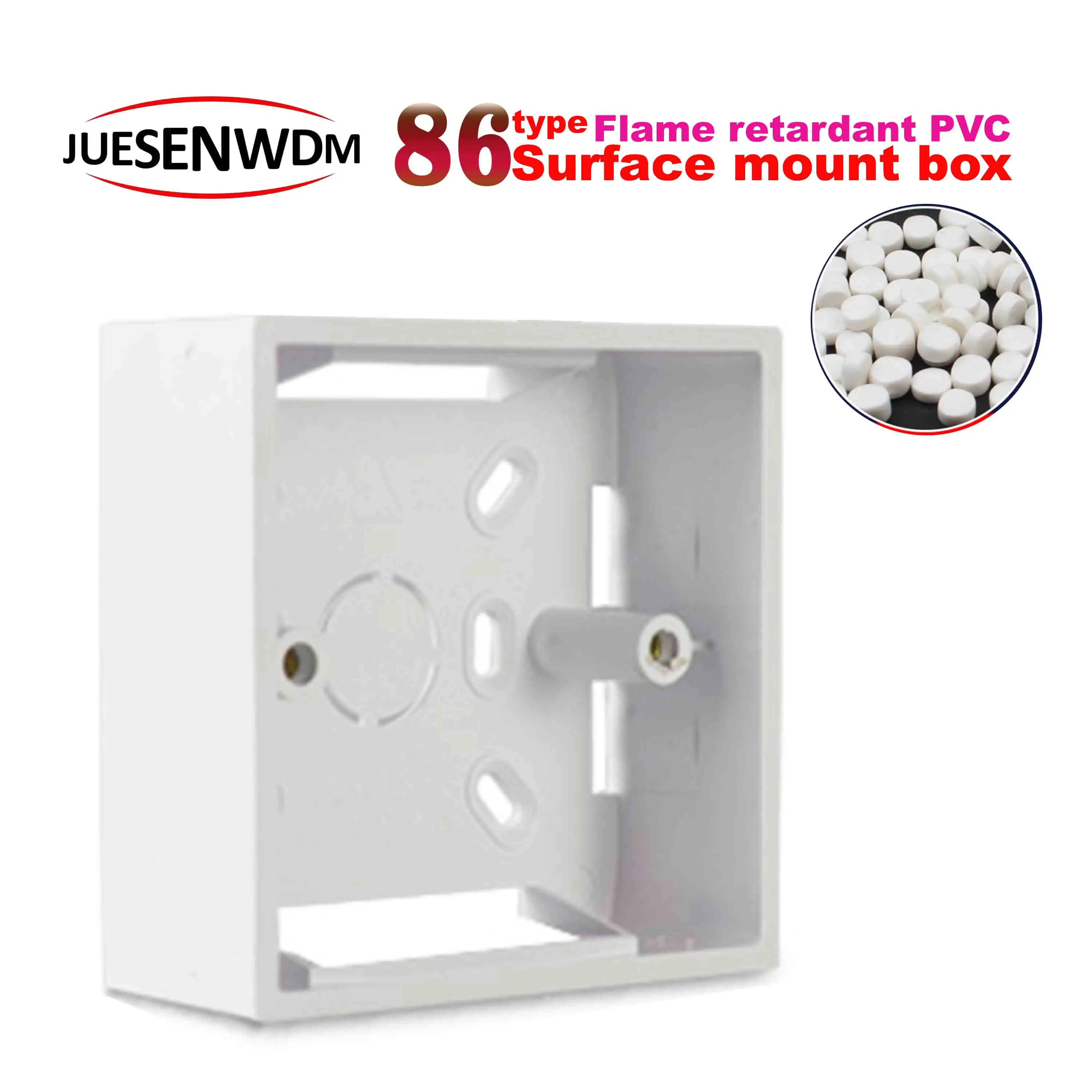 Монтажная коробка для электроники типа 86*86*35 мм|Боксы| |