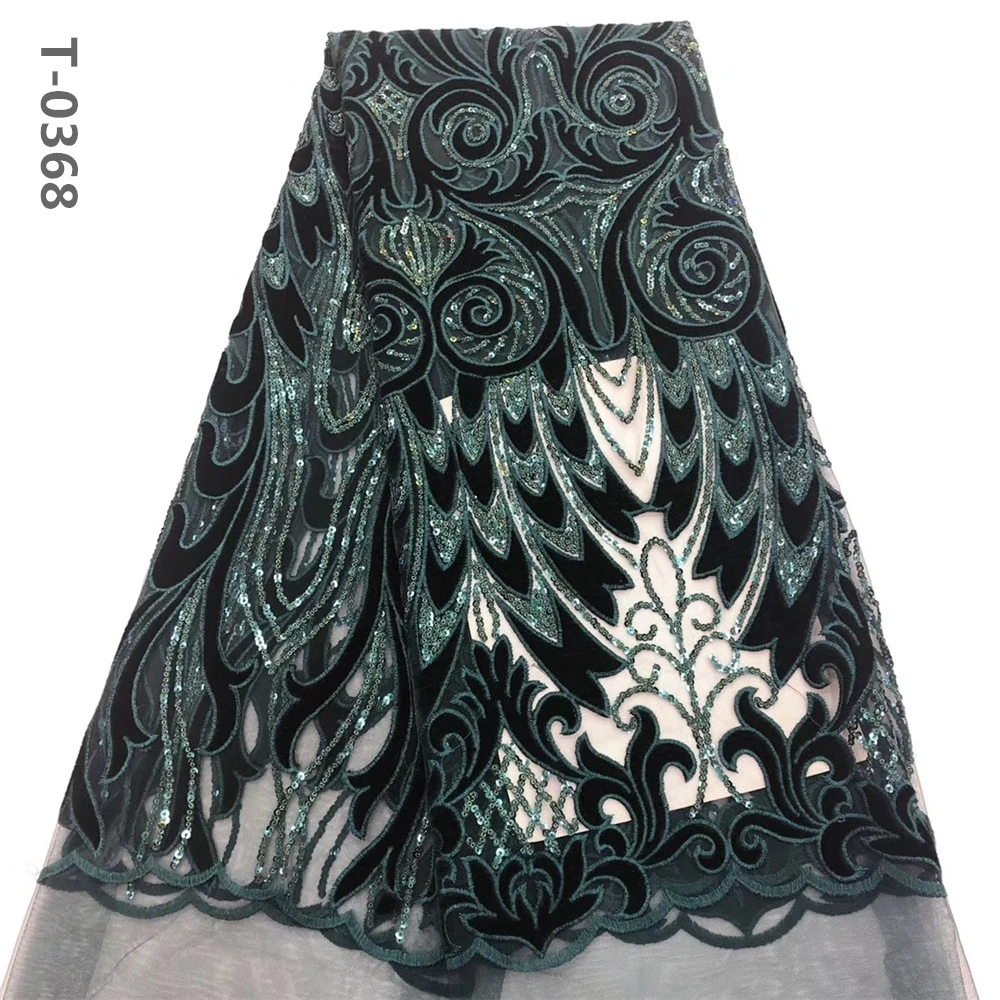 Кружевная ткань бархатная кружевная с вышивкой нигерийская 2020 высокое качество