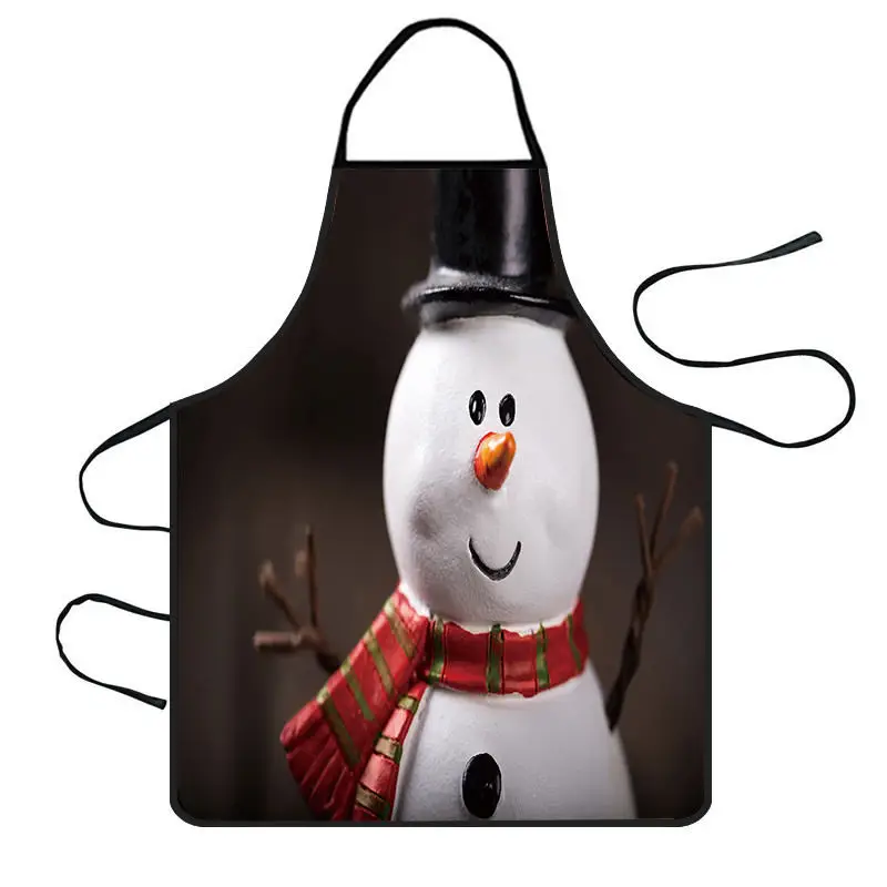 Waterproof Apron Хэллоуин Водонепроницаемый Фартук Кухонный Фартук Рождественский столовый праздничный фартук украшение нагрудник фартук платье для мужчин и женщин Ресторан@ 10 - Цвет: Waterproof Apron