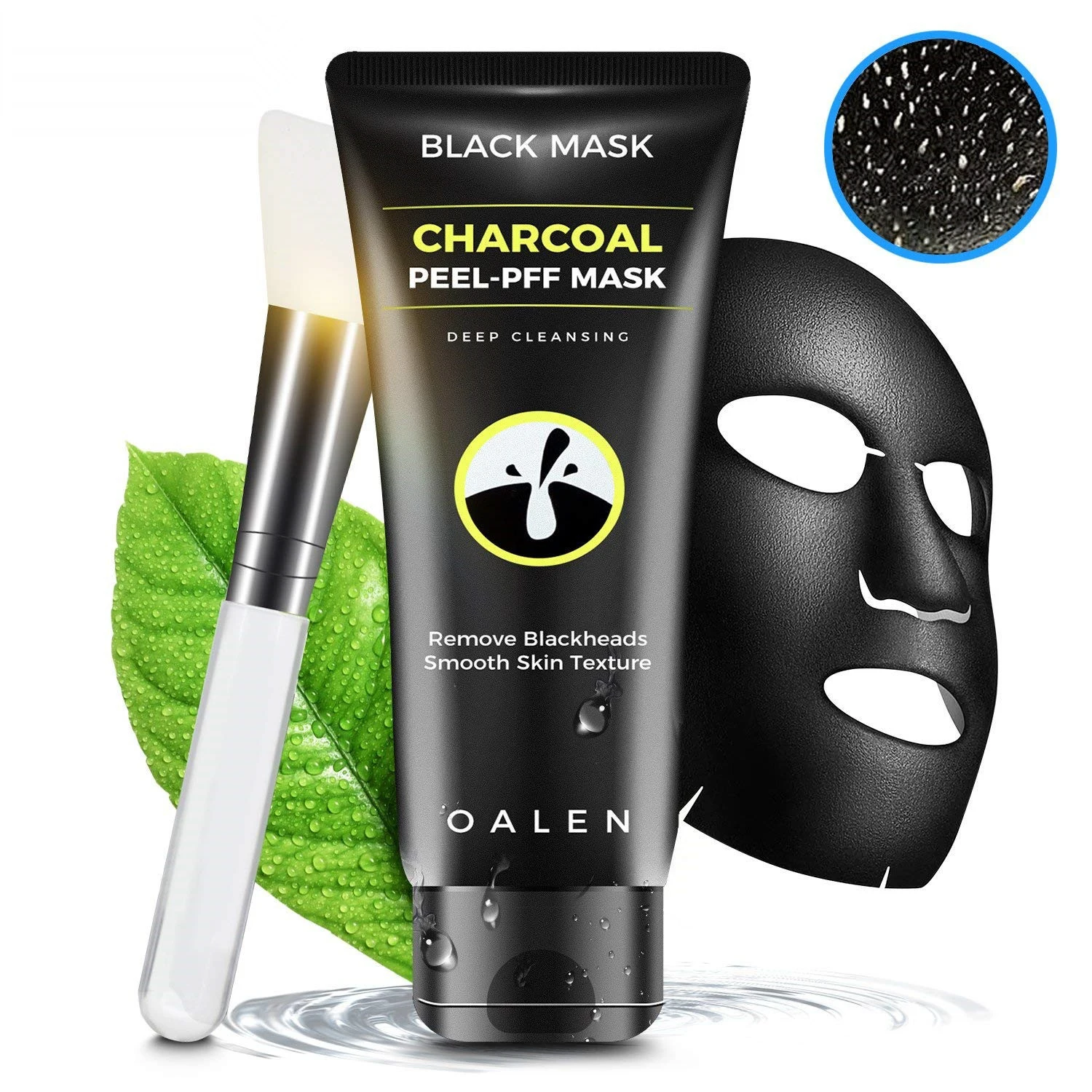 

50ml Black Mask Bamboo charcoal peeling mask remove acne, blackheads brighten skin tone beauty products skin care products