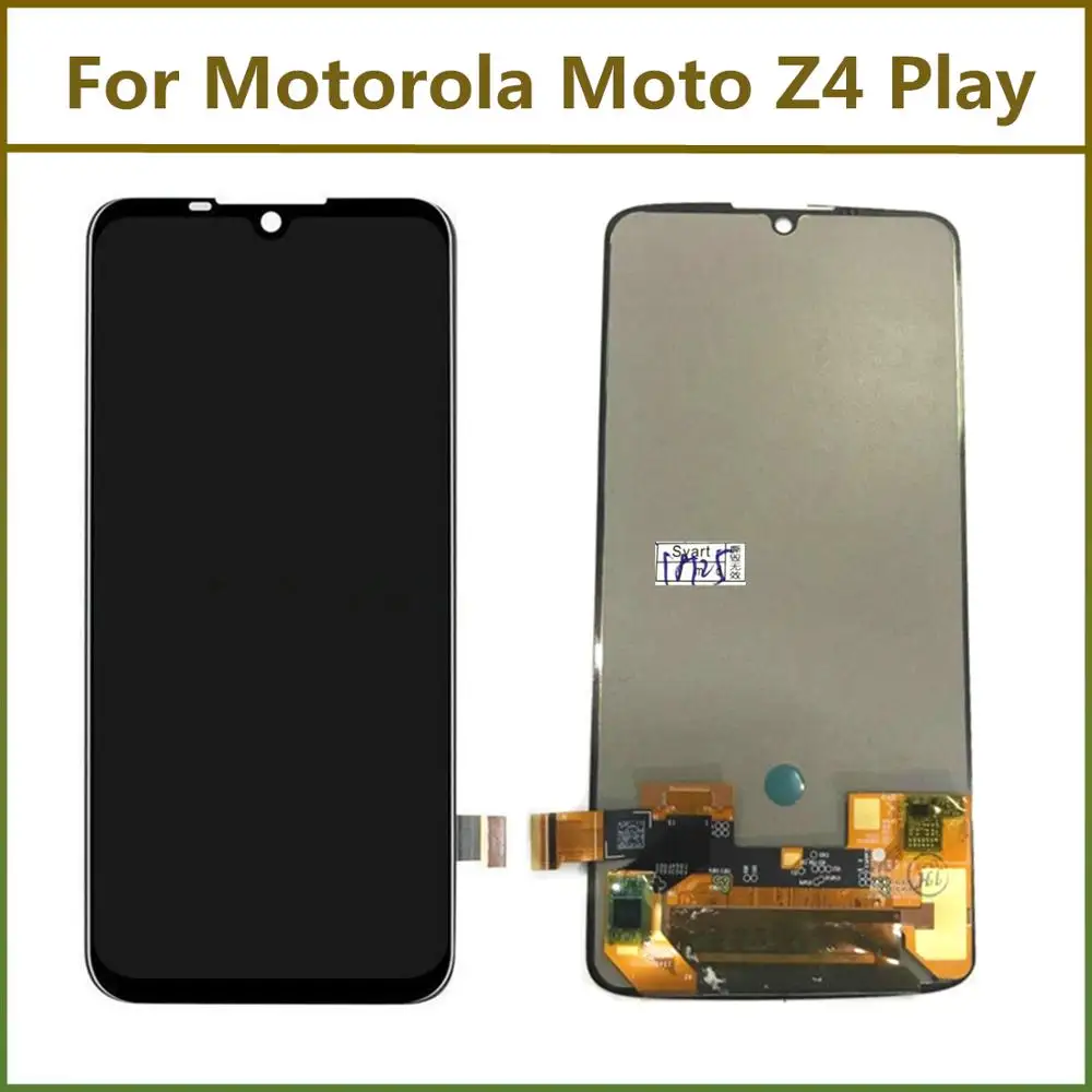 ЖК экран для Motorola Moto Z4 Play XT1980 3 сенсорный дигитайзер сборка дисплей z4 play