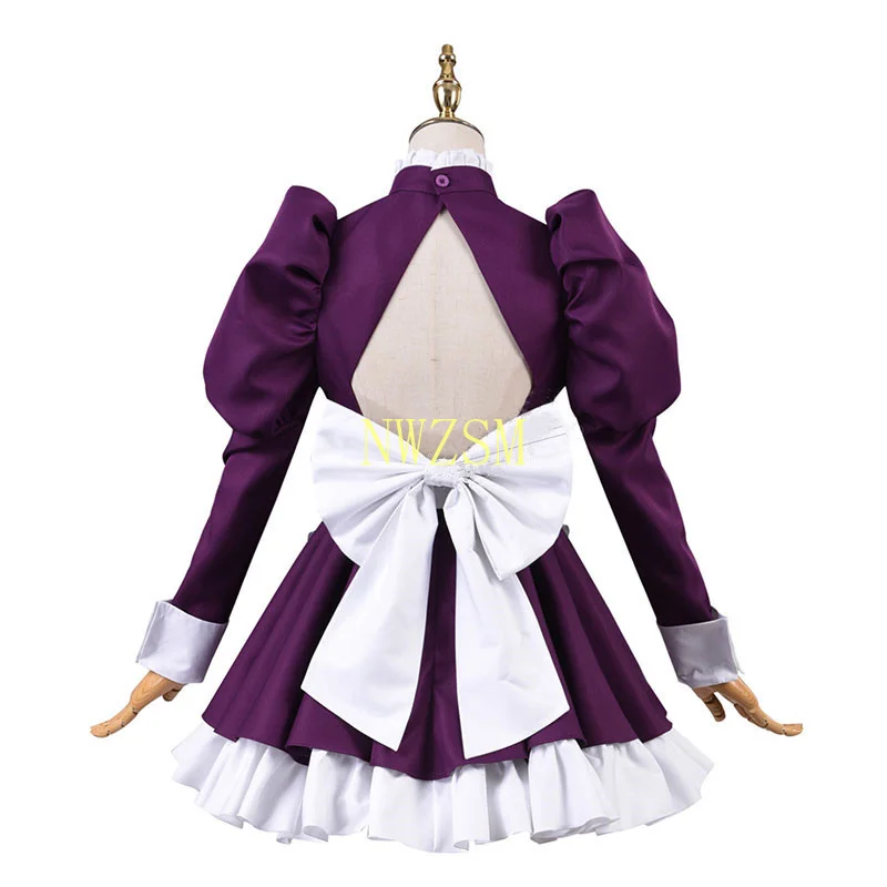 

ROLECOS Maid-fuku Kamen Cosplay Costume Anime High-Rise Invasion Cosplay Costume Tenkuu Shinpan Women Maid Outfits Halloween
