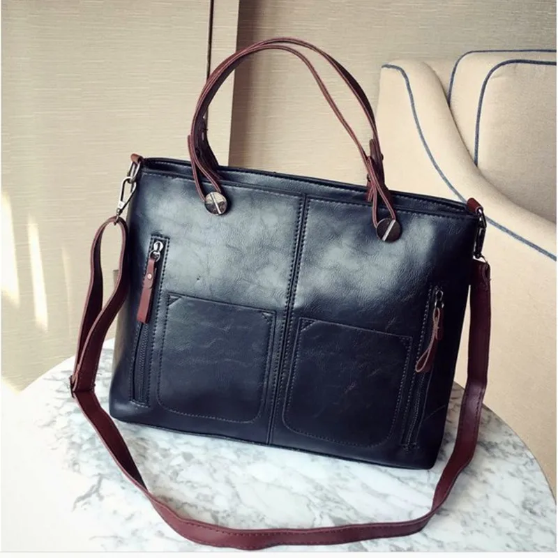 2020 новая женская сумка через плечо модная простая сумка-мессенджер большой