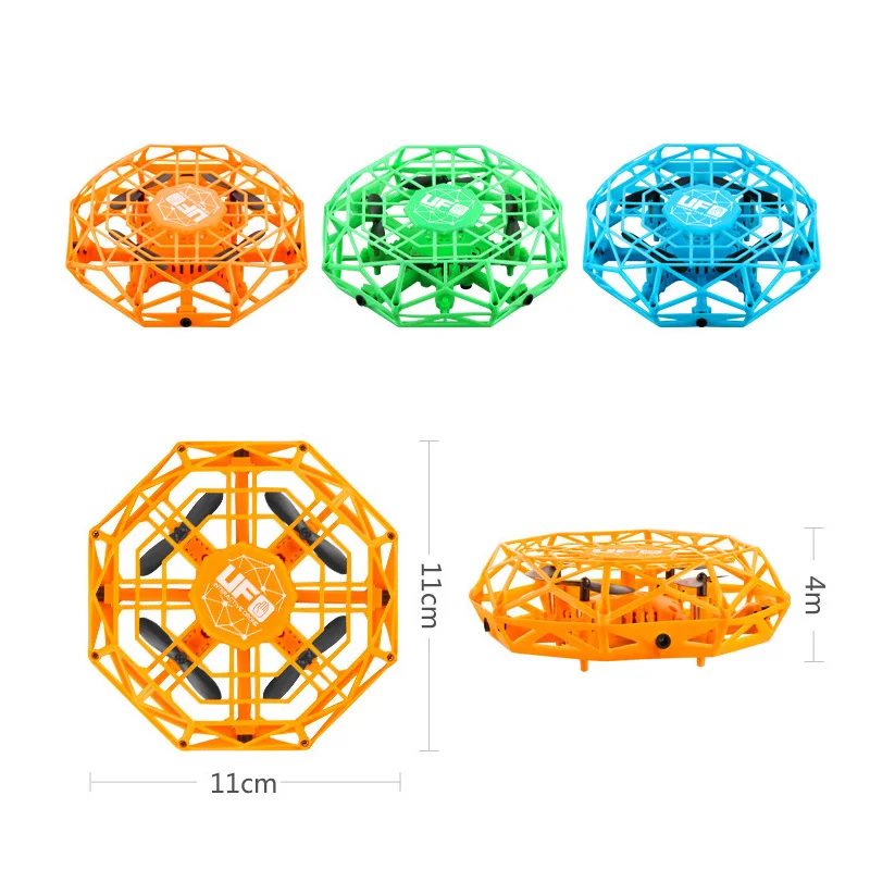 Летающий вертолет с защитой от столкновений волшебный рандомный