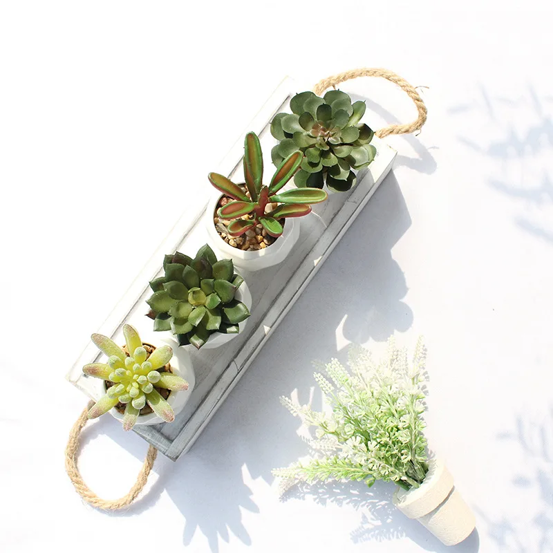 Зеленые искусственные суккуленты растения для украшения дома и сада свадебные