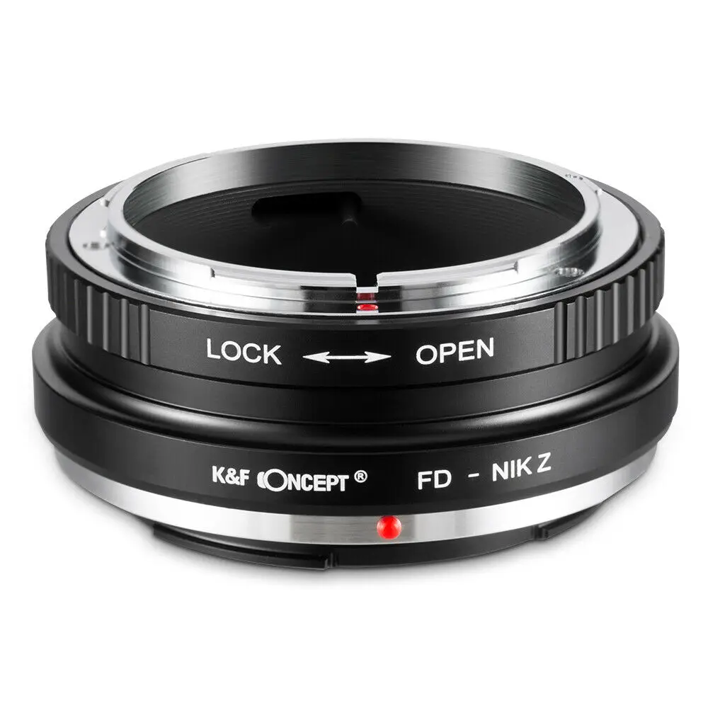 Новый адаптер K & F Concept для монтажа объектива Canon FD К Nikon Z6 Z7 Z50 Поддержка камеры micro с