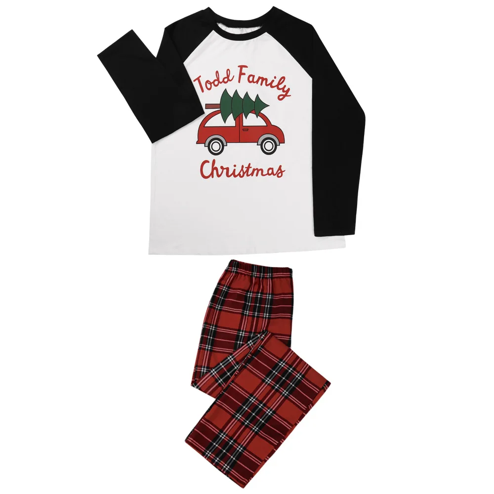 

2020 Christmas Pajamas Set Adult Kids Pyjamas Nightwear Merry Christmas Parent-child outfits sleepwear loungewear