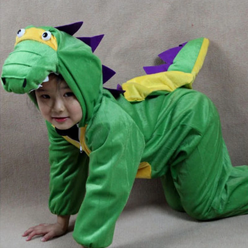 Тематический костюм динозавра Карнавальный для ползания детский хлопковый