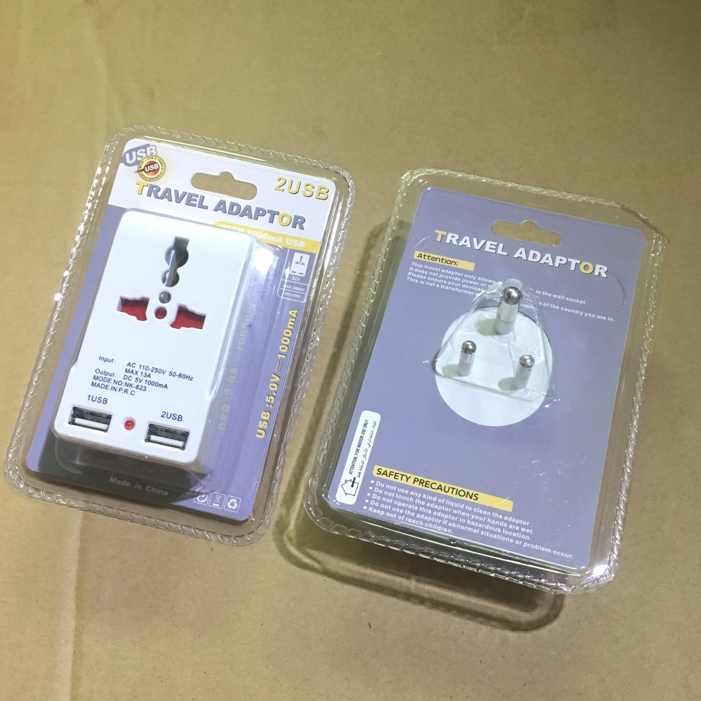 Индия 2 USB-порта для зарядки все в одном универсальное зарядное устройство