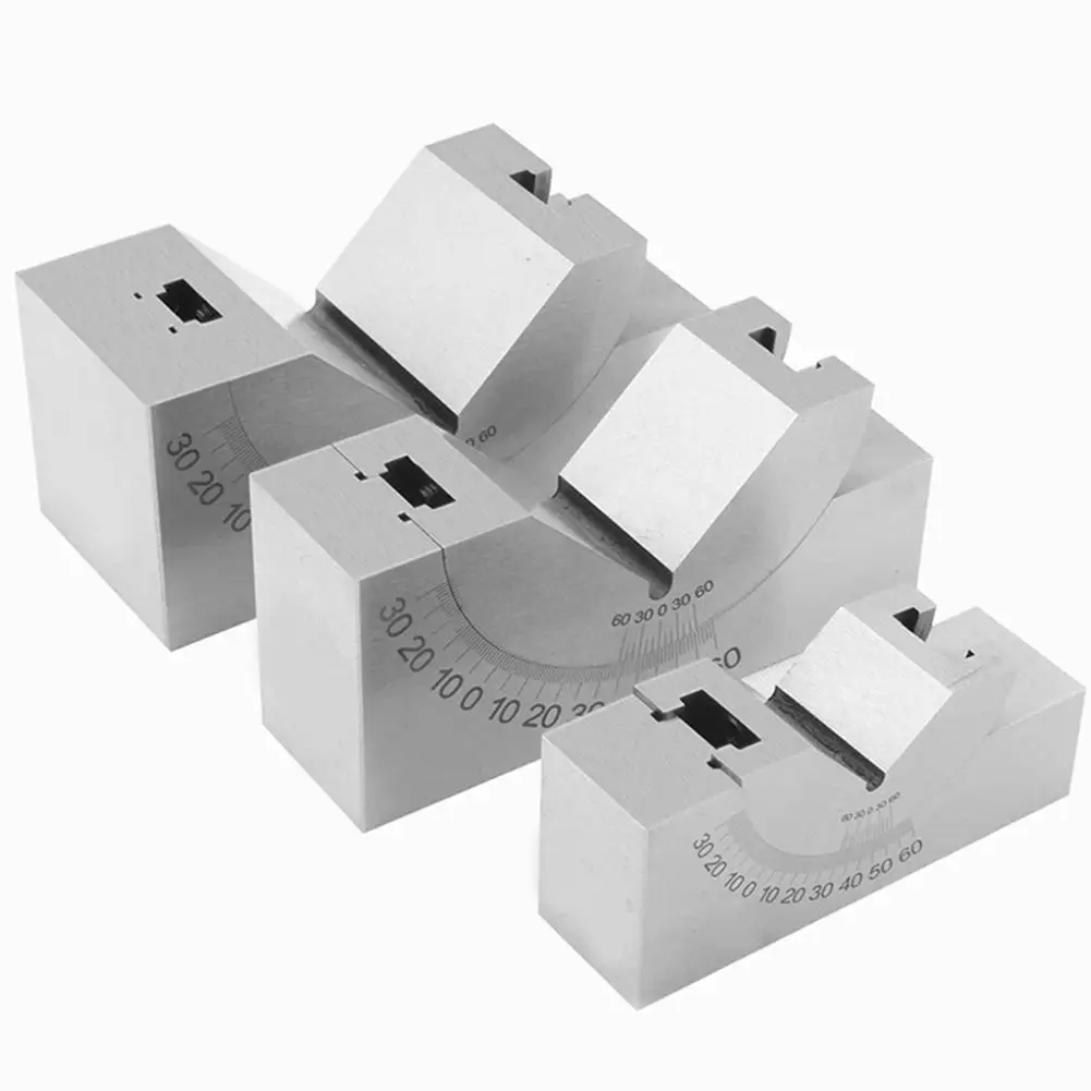Стальной прецизионный Угловой блок V образная пластина 0 60 градусов
