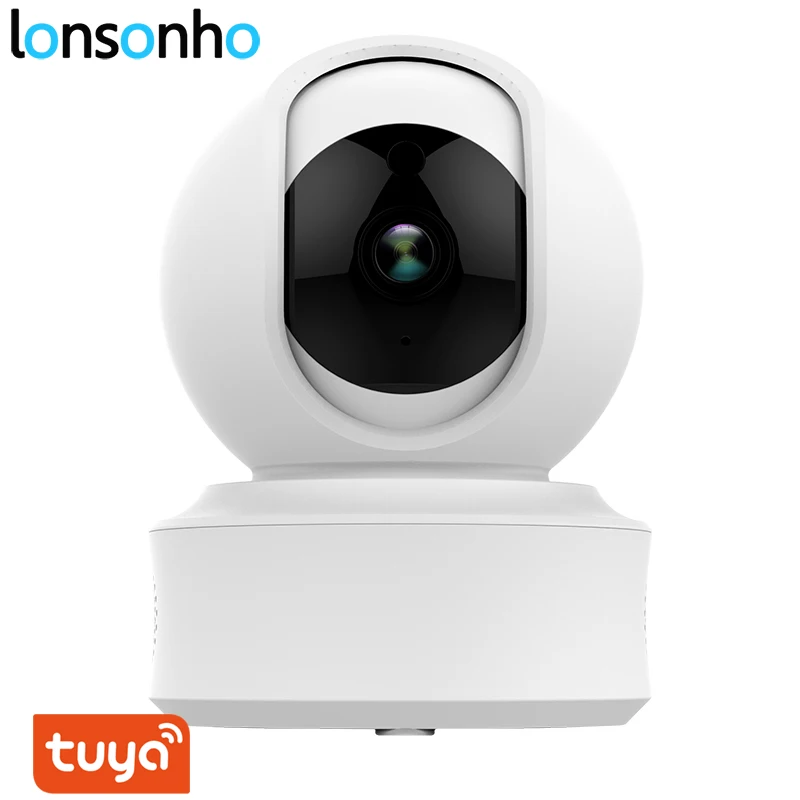 Lonsonho Tuya Wifi IP камера беспроводная Умный дом Безопасность 1080P 2MP двухсторонний аудио детектор движения ИК ночного видения умный жизнь приложение