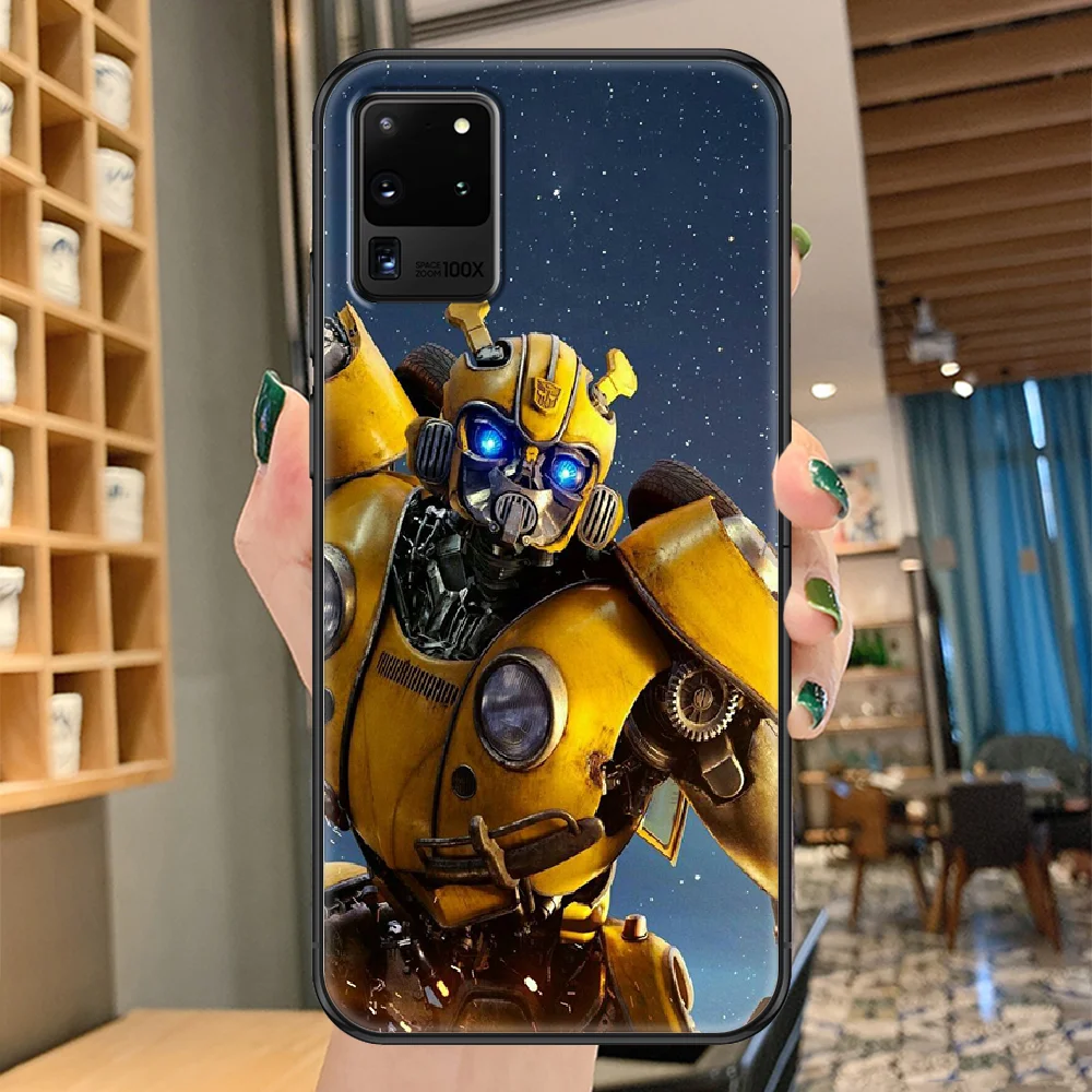 

Bumblebee Sports car Phone case For Samsung Galaxy Note 4 8 9 10 20 S8 S9 S10 S10E S20 Plus UITRA Ultra black pretty back art