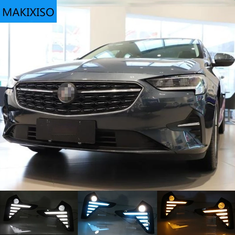

Для Buick Regal Opel Insignia 2020 Противотуманные фары ABS 12 В DRL светодиодный дневные ходовые огни