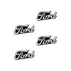 4 шт., автомобильные Алюминиевые наклейки на эмблему Ford Fiesta Mondeo ST Fusion Mustang Ecosport Explorer Escape Shelby Edge