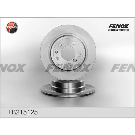 Диск тормозной задний BMW E34 2.0 3.5 M20 M30/M43 M60 87 FENOX T|Тормозной цилиндр| |