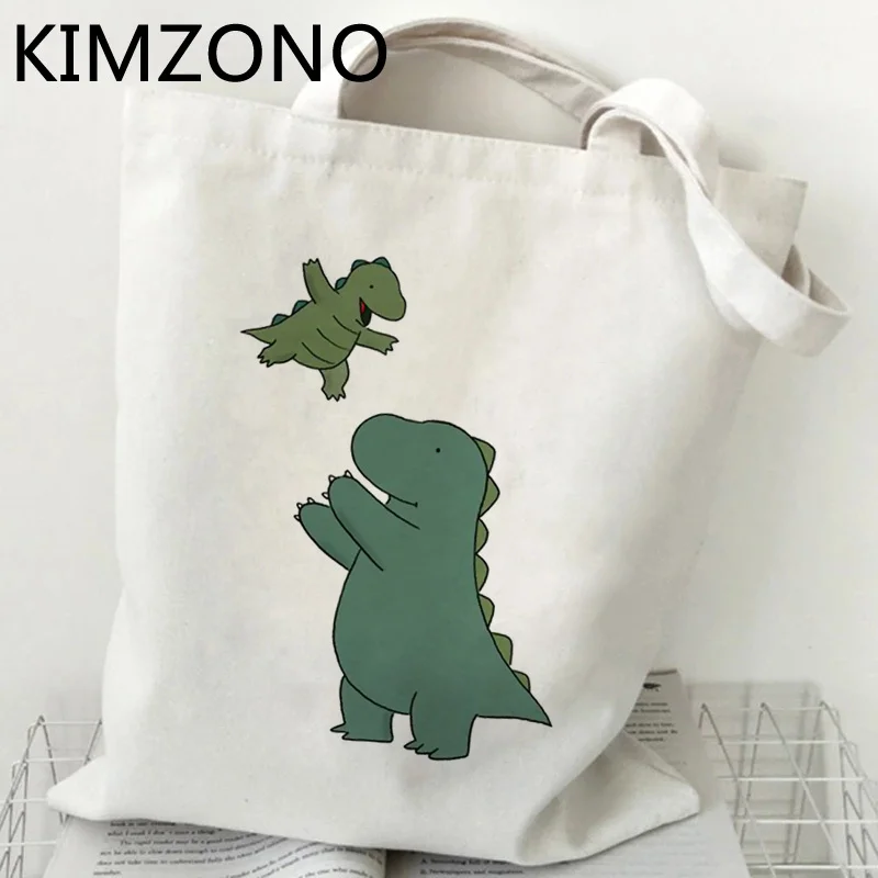 

Dinosaur shopping bag bolsa canvas bolsas de tela recycle bag grocery bag bolsas reutilizables reusable net sac cabas sac toile