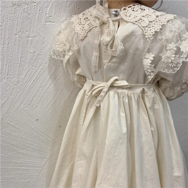 Корейские универсальные аксессуары для малышей с кружевным воротником Джокер