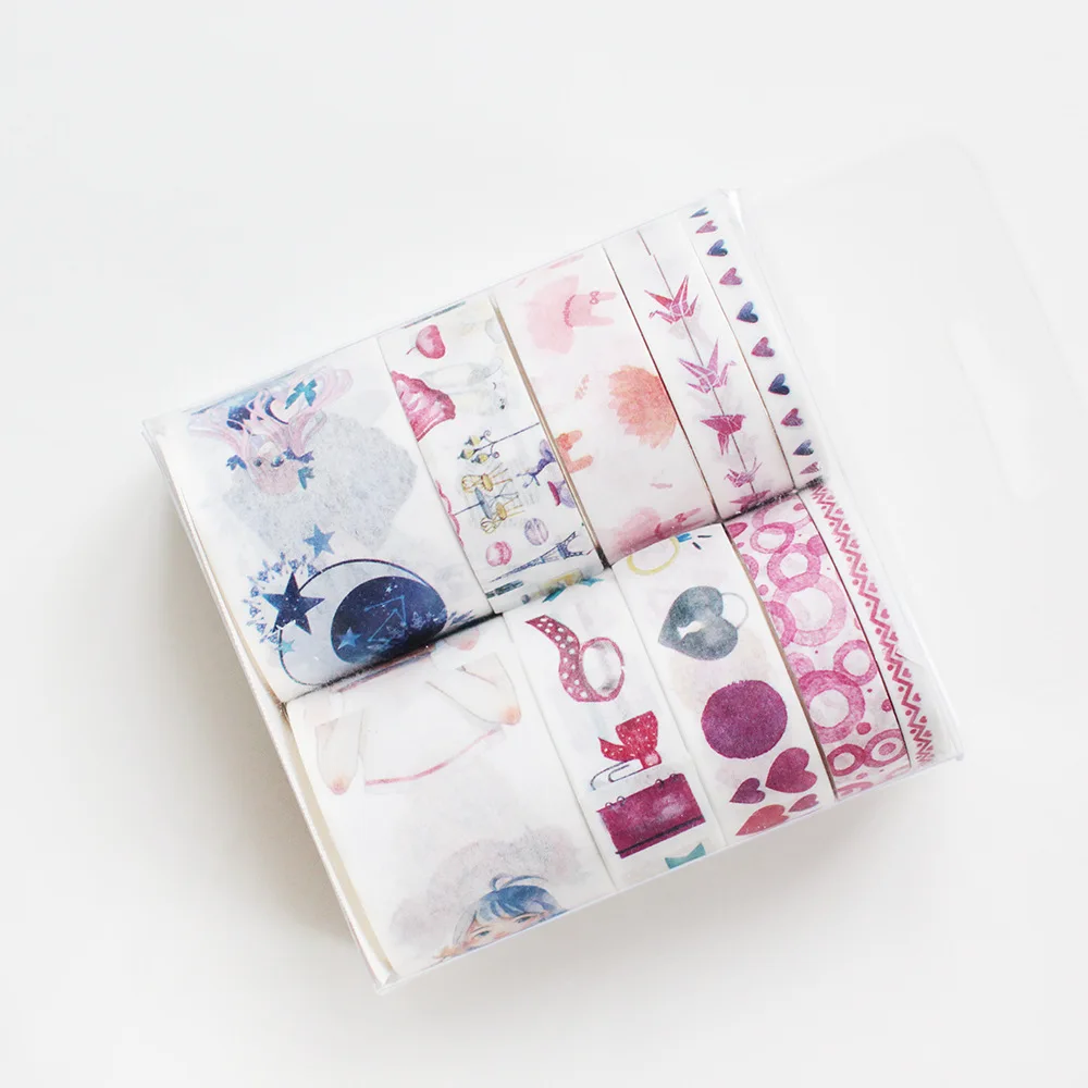 10 рулонов/Набор Фэнтези серии васи ленты декоративные Скрапбукинг наклейки