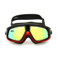 rx prescription swimming glasses hyperopia myopia optical swim goggles corrective snorkel mask free ear plugs storage case