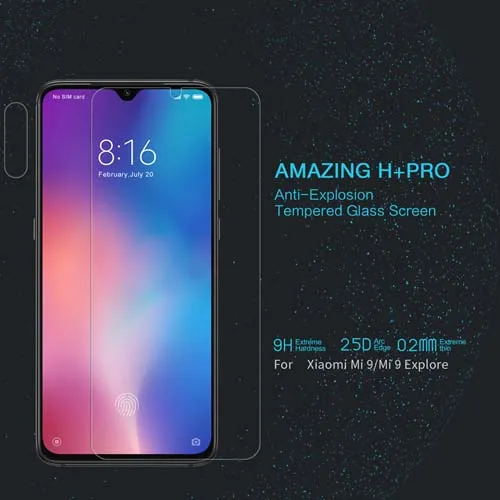 Для Xiaomi mi 9 стекло Nillkin Amazing H XD CP+ MAX 2.5D защита экрана Полный Клей закаленное стекло для Xiaomi mi 9 mi 9 Передняя пленка - Цвет: H Plus Pro