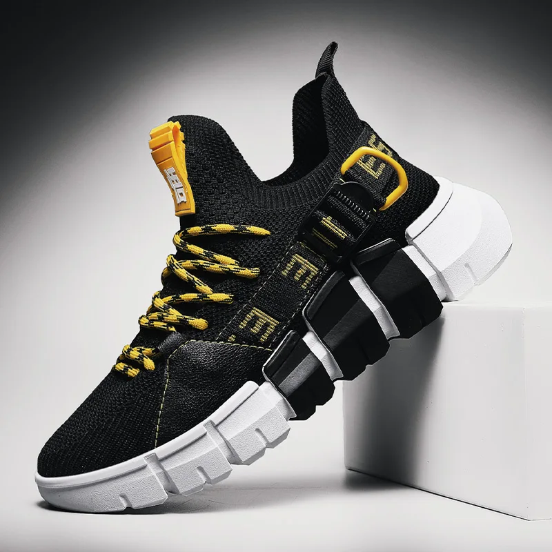 

Дышащие мужские кроссовки для бега, Спортивная повседневная обувь, модные Нескользящие, для ходьбы и бега, летняя мужская обувь