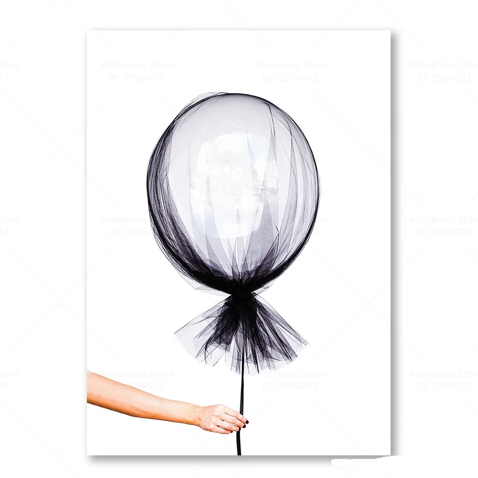 Картина на холсте постеры и принты воздушный шар скандинавский декор