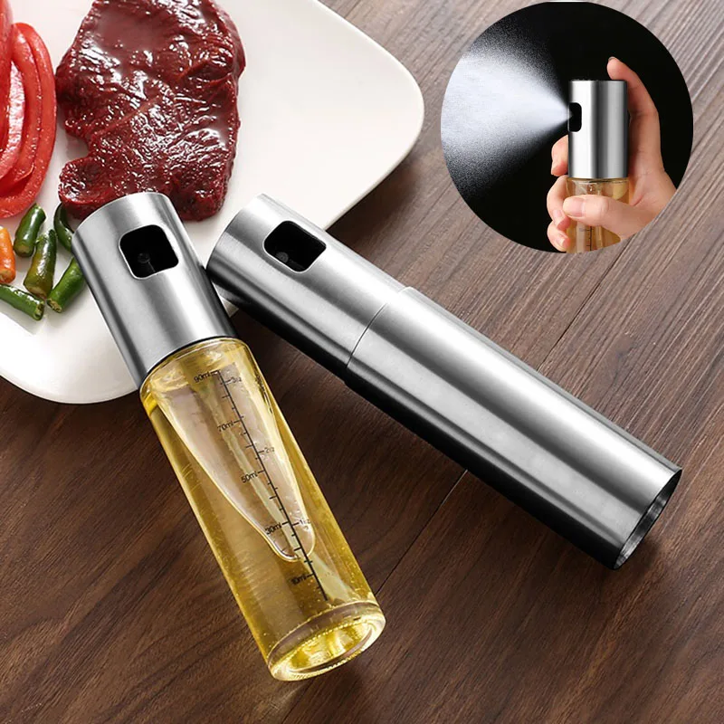 Бутылка для масла с распылителем дозатор из нержавеющей стали 304 Dosificador Aceite