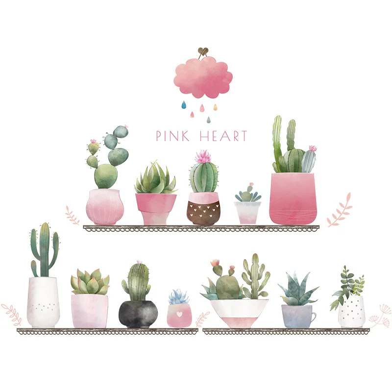 Новые наклейки на стену окна маленькие свежие самоклеящиеся для гостиной