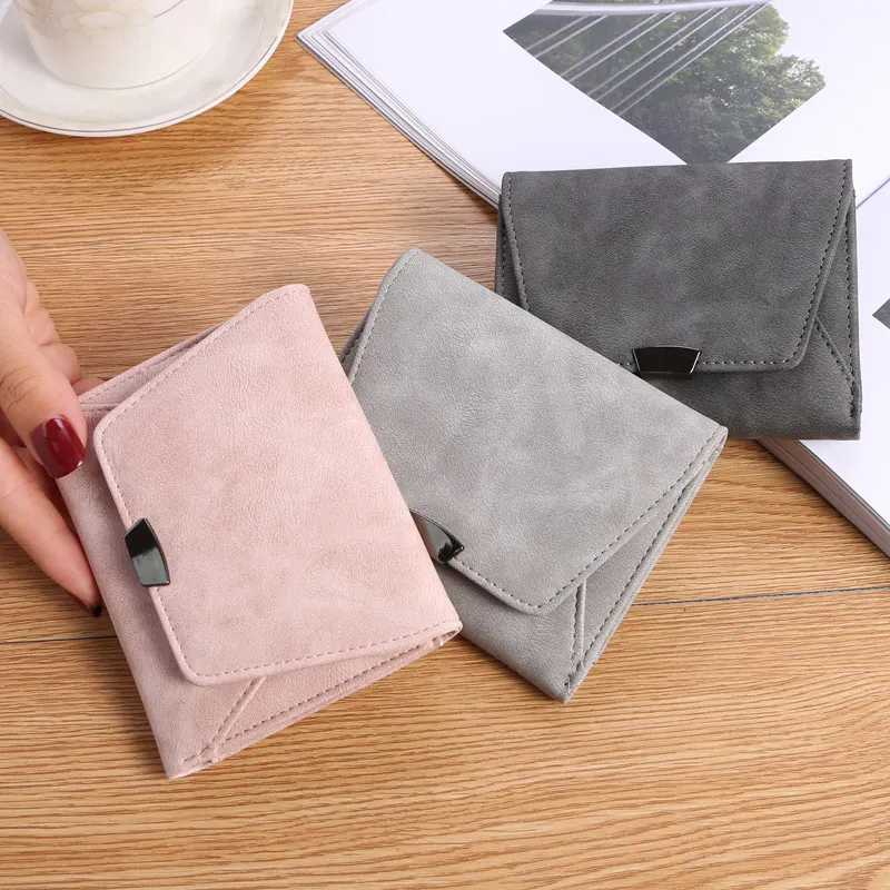 

Wallet Female Short Women Wallets Small Fashion Brand Leather Purse Women Card Bag Mini Money bag Wallet Card Coin Purse