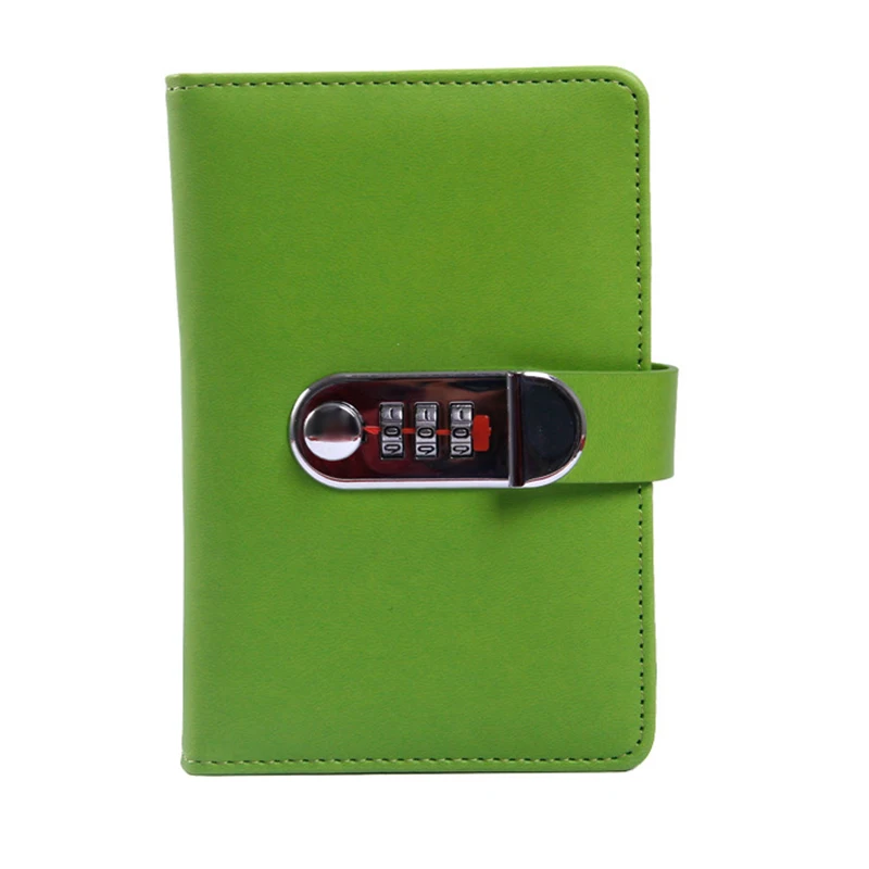 A6 Портативный Творческий паролем дневник мульти-функция блокировки блокнот