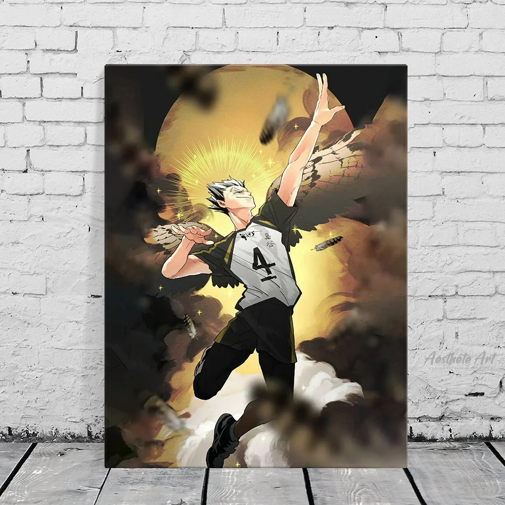 Kotaro Bokuto Haikyuu Аниме Манга украшение для дома Декор холст картина гостиной