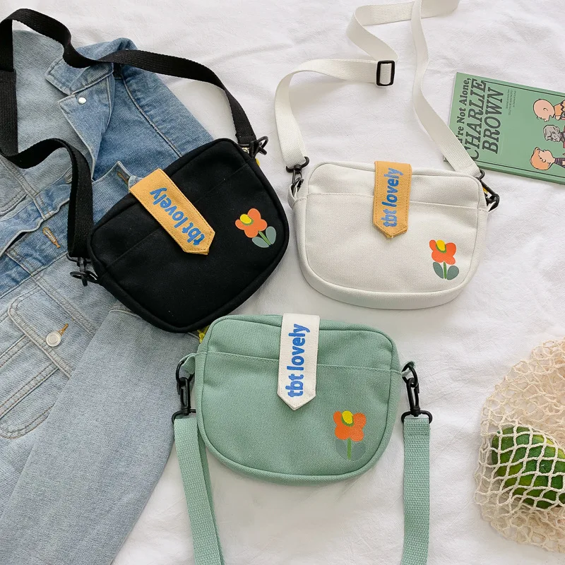 Женские холщовые сумки через плечо новинка 2019 модные женские повседневные милые