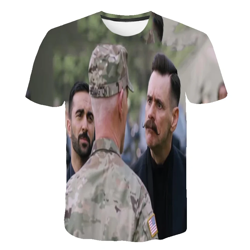 Мужская и женская футболка с забавным 3D принтом Модная удобная креативная