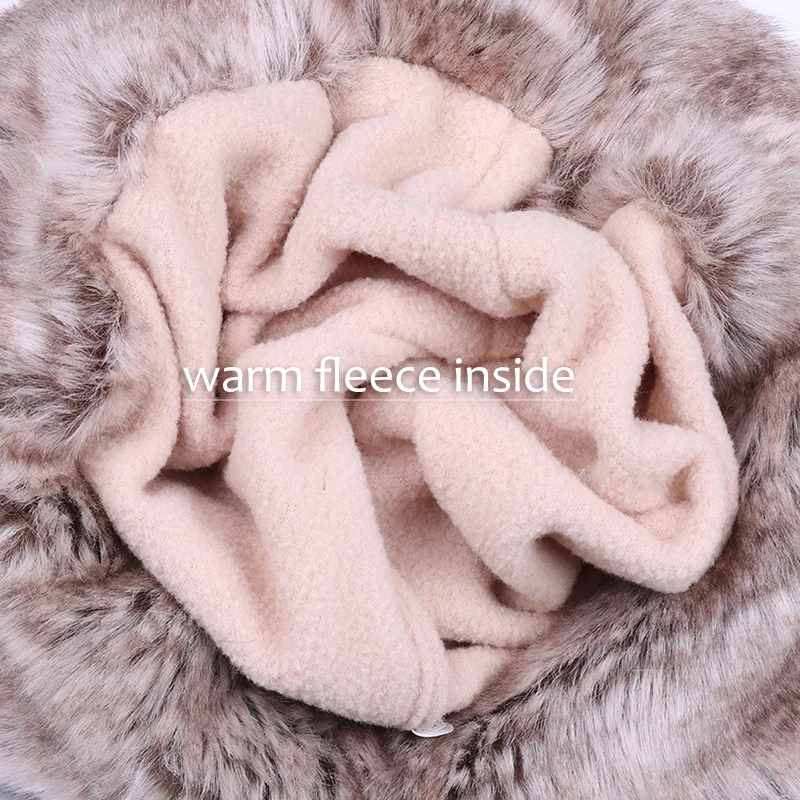 Шапка-бомбер женская зимняя русская ушанка шерстяная вязаная шапка с помпоном