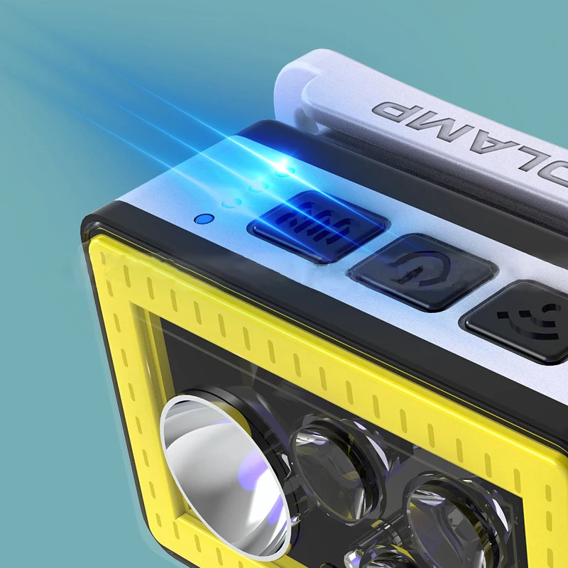 Сенсорный светодиодный налобный фонарь USB-зарядка магнитный светильник на талию