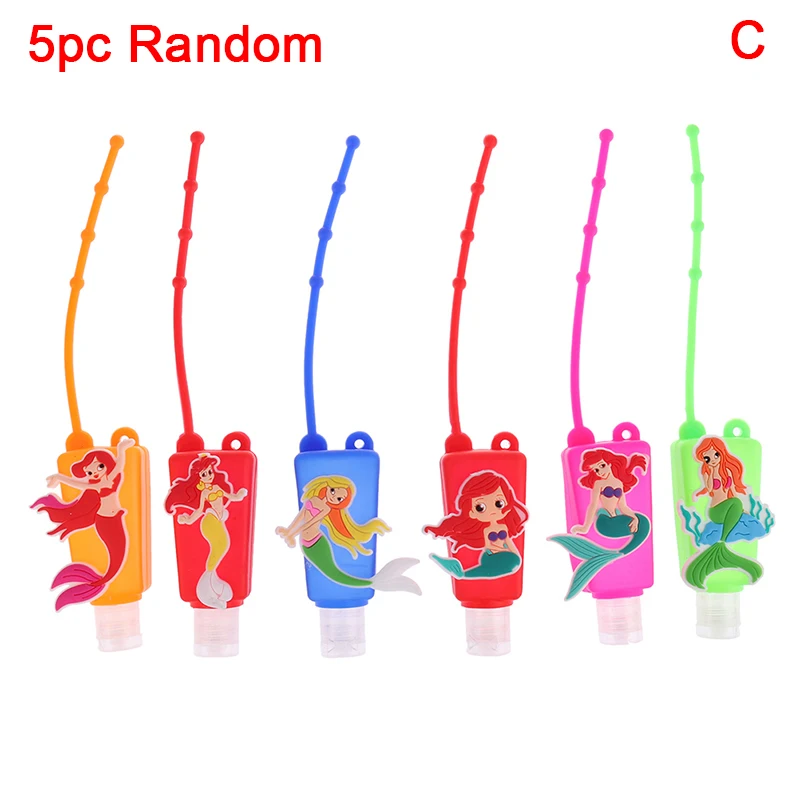 

Cartoon Hand Sanitizer Holder Travel Portable Safe Gel Holder Hangable Liquid Soap Dispenser Container Refill Bottle