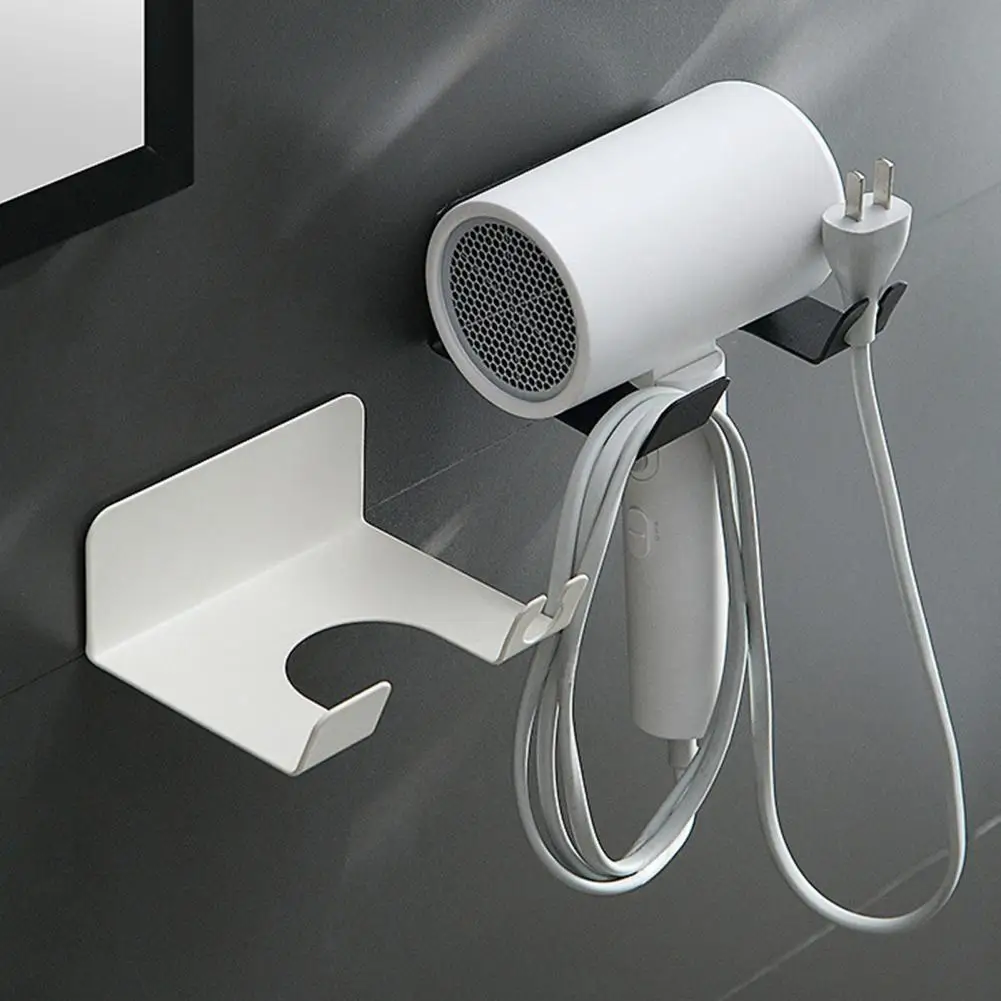 

Антикоррозийный прочный аксессуар для ванной комнаты, полка для фена, полка для широкого применения, полка для фена, без сверления, для дома