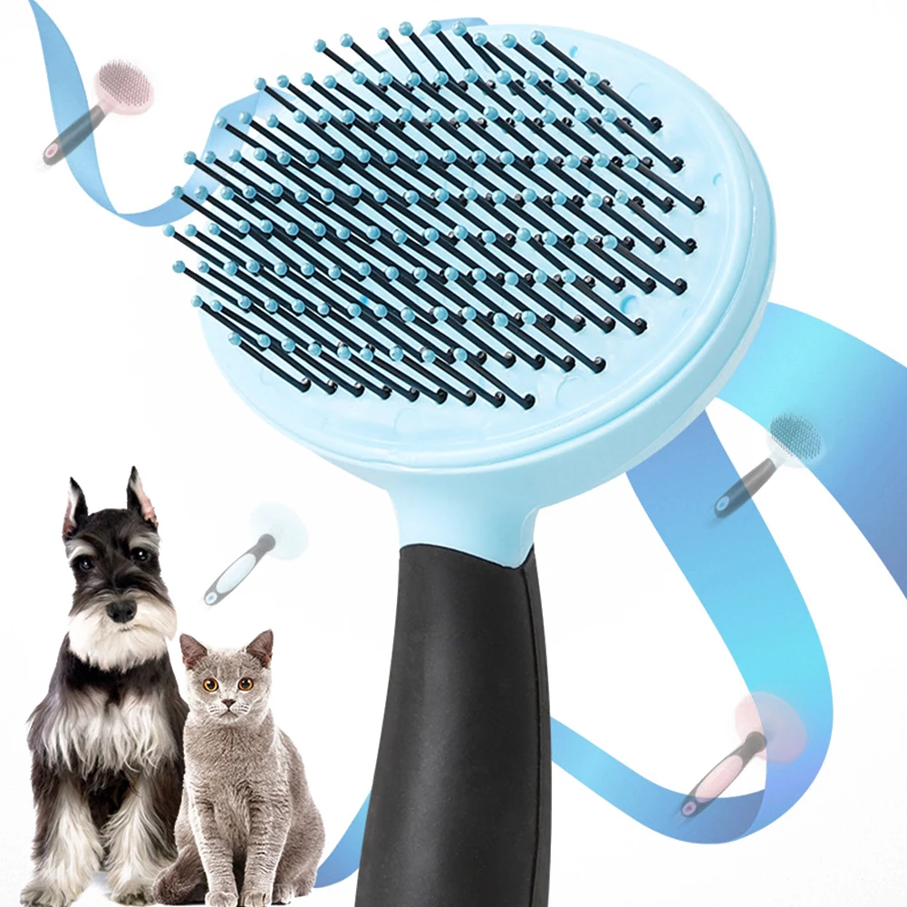 Dog Hair Removal Comb Grooming Cats Pet Products Cat Flea Dogs Toll Brush Trimmer Dropship | Дом и сад