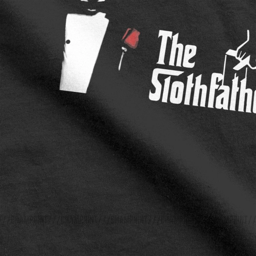 Мужские футболки Ленивец с пародией крестного отца смешные смешным юмором и