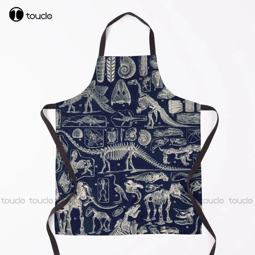 

Adolphe Millot - Paleontologie (Paleontology)- Vintage French Poster Apron Waist Apron For Women Men Unisex Adult
