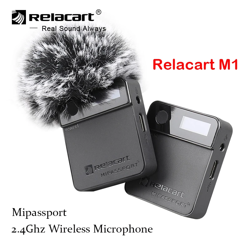 

Профессиональный беспроводной микрофон Relacart Mi1, 2,4 ГГц, 3,5 мм